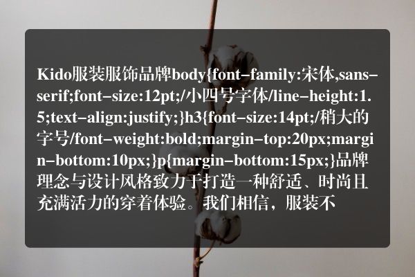 Kido服装服饰品牌